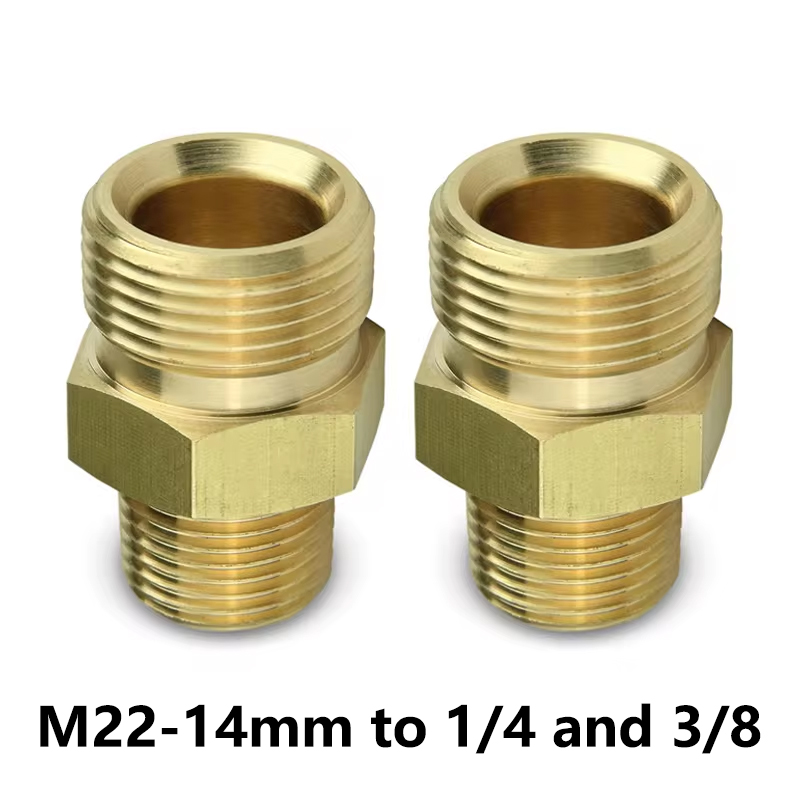 Spoke Nipple Brass - Pirinç Basınçlı Yıkama Kaplin Adaptörü M22-14mm