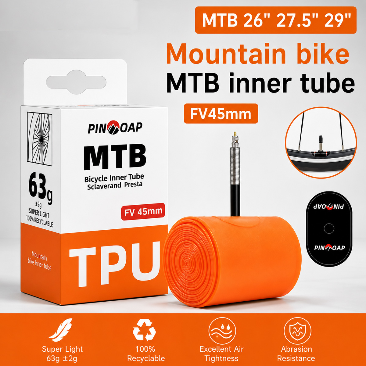 1 adet dağ bisikleti iç lastiğ - Mountain Biking Tube incelemesi ve fiyatı